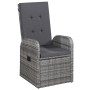Juego de comedor de jardín 9 pzas con cojines gris by , Garden sets - Ref: Foro24-3099478, Price: 1,00 €, Discount: %