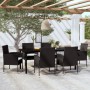 Juego de comedor para jardín 7 piezas negro de , Conjuntos de jardín - Ref: Foro24-3099605, Precio: 457,21 €