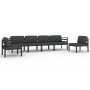 Set muebles de jardín 6 pzas y cojines aluminio gris antracita by , Garden sets - Ref: Foro24-3107793, Price: 1,00 €, Discoun...
