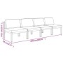 Sofá de jardín de 4 plazas con cojines aluminio gris antracita by , Garden sets - Ref: Foro24-3107785, Price: 765,37 €, Disco...