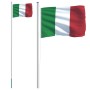 Mástil y bandera de Italia aluminio 6,23 m von , Fahnen und Windsäcke - Ref: Foro24-3147097, Preis: 73,59 €, Rabatt: %