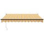 Toldo retráctil automático amarillo y blanco 3,5x2,5 m von , Markisen - Ref: Foro24-3154507, Preis: 254,81 €, Rabatt: -5%%