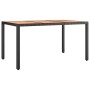 Set de comedor de jardín 7 pzas y cojines ratán sintético negro by , Garden sets - Ref: Foro24-3157531, Price: 599,53 €, Disc...