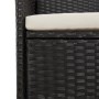 Set de comedor de jardín 7 pzas y cojines ratán sintético negro by , Garden sets - Ref: Foro24-3157531, Price: 599,53 €, Disc...