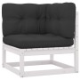 Gartenmöbel-Set 9-teilig und Kissen aus massivem Kiefernholz von vidaXL, Gartensets - Ref: Foro24-3076770, Preis: 910,77 €, R...