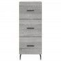 Aparador alto madera contrachapada gris Sonoma 34,5x34x180 cm de , Aparadores - Ref: Foro24-3198871, Precio: 124,78 €, Descue...