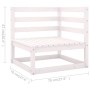 Gartenmöbel-Set 9-teilig und Kissen aus massivem Kiefernholz von vidaXL, Gartensets - Ref: Foro24-3076770, Preis: 910,77 €, R...