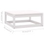 Gartenmöbel-Set 9-teilig und Kissen aus massivem Kiefernholz von vidaXL, Gartensets - Ref: Foro24-3076770, Preis: 910,77 €, R...