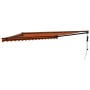 Toldo retráctil automático naranja y marrón 4x3 m by , Awnings - Ref: Foro24-3154518, Price: 359,90 €, Discount: %