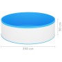 Piscina de chapoteo skimmer colgante y bomba 350x90 cm blanco de , Piscinas - Ref: Foro24-3070798, Precio: 442,91 €, Descuent...