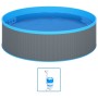 Piscina de chapoteo con skimmer colgante y bomba 350x90 cm gris de , Piscinas - Ref: Foro24-3070801, Precio: 451,18 €, Descue...