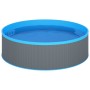 Piscina de chapoteo con skimmer colgante y bomba 350x90 cm gris de , Piscinas - Ref: Foro24-3070801, Precio: 451,18 €, Descue...