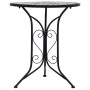 Mesa bistro de mosaico cerámica gris 60 cm by , Garden tables - Ref: Foro24-46715, Price: 128,44 €, Discount: %