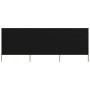 Paravientos de playa de 3 paneles tela negro 400x160 cm de , Sombrillas - Ref: Foro24-47152, Precio: 61,47 €, Descuento: %