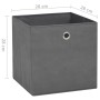 Cajas de almacenaje 4 uds tela no tejida gris 28x28x28 cm von , Aufbewahrungskörbe - Ref: Foro24-325191, Preis: 22,65 €, Raba...