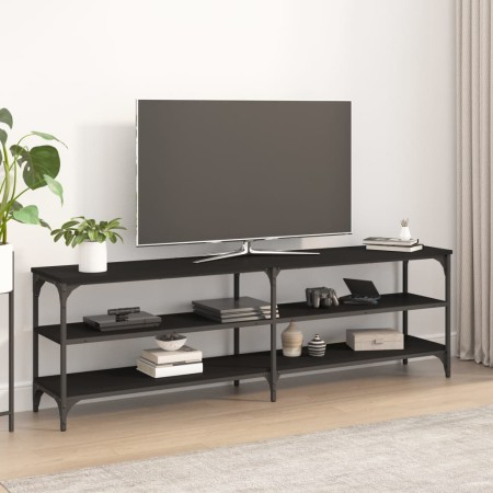 Mueble de TV madera contrachapada negro 160x30x50 cm von , TV-Möbel - Ref: Foro24-826749, Preis: 69,70 €, Rabatt: -5%%