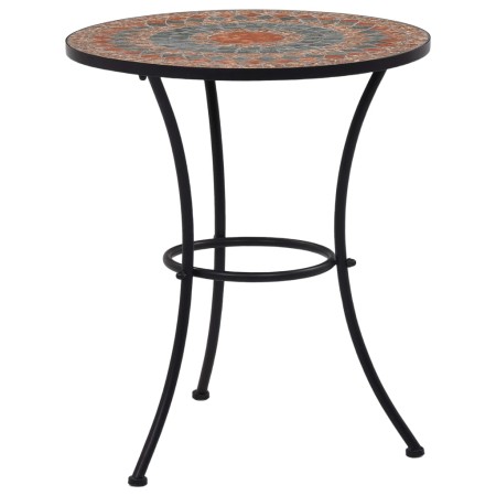 Mesa bistró de mosaico cerámica naranja/gris 60 cm von , Gartentische - Ref: Foro24-46717, Preis: 90,64 €, Rabatt: %