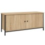 Mueble TV con puertas contrachapada roble Sonoma 102x35x45 cm von , TV-Möbel - Ref: Foro24-826291, Preis: 71,16 €, Rabatt: %