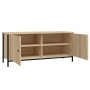 Mueble TV con puertas contrachapada roble Sonoma 102x35x45 cm von , TV-Möbel - Ref: Foro24-826291, Preis: 71,16 €, Rabatt: %