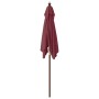 Sombrilla de jardín poste de madera rojo burdeos 198x198x231 cm von , Sonnenschirme - Ref: Foro24-363187, Preis: 48,38 €, Rab...