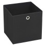 Cajas de almacenaje 4 uds tela no tejida negro 28x28x28 cm von , Aufbewahrungskörbe - Ref: Foro24-325187, Preis: 22,65 €, Rab...
