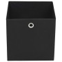 Cajas de almacenaje 4 uds tela no tejida negro 28x28x28 cm von , Aufbewahrungskörbe - Ref: Foro24-325187, Preis: 22,65 €, Rab...