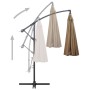 Sombrilla colgante con palo de aluminio taupe 3 m de , Sombrillas - Ref: Foro24-47223, Precio: 131,07 €, Descuento: %