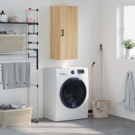 Armario de pared roble Sonoma 34,5x34x90 cm de , Aparadores - Ref: Foro24-828855, Precio: 54,95 €, Descuento: %
