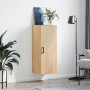 Armario de pared roble Sonoma 34,5x34x90 cm de , Aparadores - Ref: Foro24-828855, Precio: 54,95 €, Descuento: %