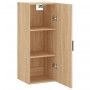 Armario de pared roble Sonoma 34,5x34x90 cm de , Aparadores - Ref: Foro24-828855, Precio: 54,95 €, Descuento: %