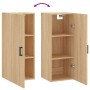 Armario de pared roble Sonoma 34,5x34x90 cm de , Aparadores - Ref: Foro24-828855, Precio: 54,95 €, Descuento: %