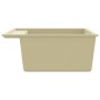 Fregadero de cocina con rebosadero granito beige de , Fregaderos - Ref: Foro24-147063, Precio: 162,90 €