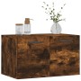 Armario de pared madera ingeniería roble ahumado 60x36,5x35 cm by , Lockers and storage cabinets - Ref: Foro24-830025, Price:...