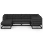 Gartenmöbel-Set 6-teilig und Kissen aus massivem Kiefernholz von vidaXL, Gartensets - Ref: Foro24-3076738, Preis: 650,19 €, R...