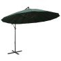 Sombrilla colgante con palo de aluminio verde 3 m de , Sombrillas - Ref: Foro24-47221, Precio: 152,21 €, Descuento: %
