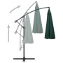 Sombrilla colgante con palo de aluminio verde 3 m de , Sombrillas - Ref: Foro24-47221, Precio: 152,21 €, Descuento: %