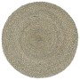 Manteles individuales redondos 6 uds yute gris liso 38 cm de , Manteles individuales - Ref: Foro24-133839, Precio: 34,82 €, D...