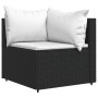 Juego de jardín con cojines 4 piezas ratán sintético negro von , Outdoor-Sofas - Ref: Foro24-319733, Preis: 290,16 €, Rabatt: %
