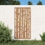 Adorno de pared de jardín acero corten diseño bambú 105x55 cm von , Poster, Drucke und visuelle Kunst - Ref: Foro24-824481, P...