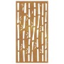 Adorno de pared de jardín acero corten diseño bambú 105x55 cm von , Poster, Drucke und visuelle Kunst - Ref: Foro24-824481, P...