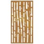 Adorno de pared de jardín acero corten diseño bambú 105x55 cm von , Poster, Drucke und visuelle Kunst - Ref: Foro24-824481, P...