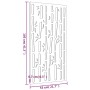 Adorno de pared de jardín acero corten diseño bambú 105x55 cm von , Poster, Drucke und visuelle Kunst - Ref: Foro24-824481, P...