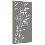 Adorno de pared de jardín acero corten diseño bambú 105x55 cm by , Posters, prints and visual art - Ref: Foro24-824506, Price...