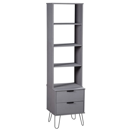 Estantería New York madera maciza de pino gris by , Bookcases and shelves - Ref: Foro24-321142, Price: 80,88 €, Discount: %