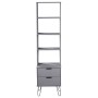 Estantería New York madera maciza de pino gris by , Bookcases and shelves - Ref: Foro24-321142, Price: 80,88 €, Discount: %
