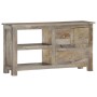 Mueble de TV de madera maciza de mango 100x30x55 cm | Foro24.es | Tu tienda online para hogar, jardín y más Foro24.es