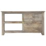 Mueble de TV de madera maciza de mango 100x30x55 cm | Foro24.es | Tu tienda online para hogar, jardín y más Foro24.es