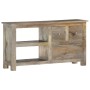 Mueble de TV de madera maciza de mango 100x30x55 cm | Foro24.es | Tu tienda online para hogar, jardín y más Foro24.es