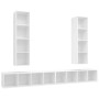 Muebles de salón de pared 4 piezas madera de ingeniería blanco von , TV-Möbel - Ref: Foro24-3079889, Preis: 228,41 €, Rabatt:...