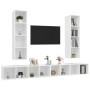 Muebles de salón de pared 4 piezas madera de ingeniería blanco von , TV-Möbel - Ref: Foro24-3079889, Preis: 228,41 €, Rabatt:...